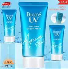 2~4 PCSPopular Biore Kao protetor solar UV essência aquosa rica em água FPS50+ PA++++ 50g comprar usado  Enviando para Brazil
