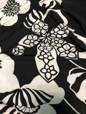 Black white floral for sale  BATH