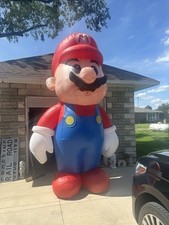 10 stóp wysokości Giant Mario nadmuchiwany, wysadzony w powietrze Nintendo USA Wysyłka NES Game Store, używany na sprzedaż  Wysyłka do Poland