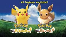 Pokemon Let's go Pikachu Eevee - 6IV EVs Max Shiny comprar usado  Enviando para Brazil