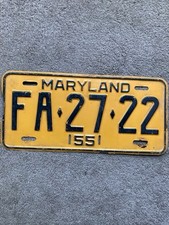 1955 maryland license plate for sale 1955 maryland license plate for sale Kenilworth