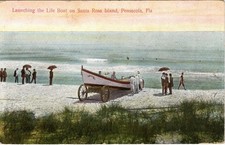 ~1910's PENSACOLA FL - Lançando bote salva-vidas na Ilha de Santa Rosa - Salvando vidas comprar usado ~1910's PENSACOLA FL - Lançando bote salva-vidas na Ilha de Santa Rosa - Salvando vidas comprar usado  Enviando para Brazil