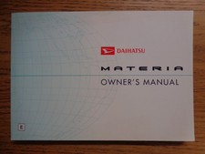 Daihatsu materia owners d'occasion  Expédié en Belgium