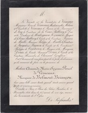1891 faire part d'occasion  Toulouse-