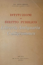 Diritto silvio lessona usato  Roma