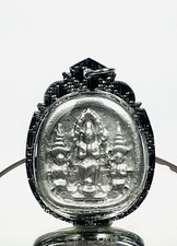 Prata LEKLAI Pra YOD KHUN PON VICTORIA Poderosa Pedra Mágica AMULETO Senhor da Guerra Vitória, usado comprar usado  Enviando para Brazil