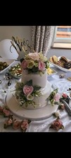 Floral cake topper for sale  WIGAN
