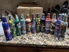 Garrafas de alumínio Mountain Dew Green Label (12 - esvaziadas) comprar usado  Enviando para Brazil