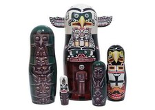 Handmade painted totem for sale  Grants Pass