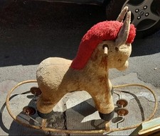 Asinello dondolo peluche usato  Sanremo