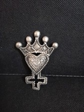 Broche croix vintage d'occasion  Catus