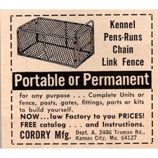 Cordry mfg kennel for sale  Hinckley
