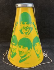 Megafone BEATLES Bugle 1964 Vintage Original Amarelo com Estampa Verde e Corrente comprar usado  Enviando para Brazil
