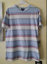 Shirt rayé bleu d'occasion  Bourg-de-Péage