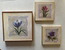 Wooden floral picture for sale  Rhodes