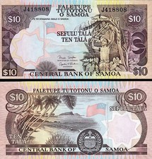 Samoa 10 Tala 2002, UNC, P-34b, usado comprar usado  Enviando para Brazil