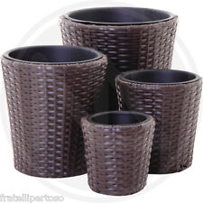 Kit vasi polyrattan usato  Torchiarolo