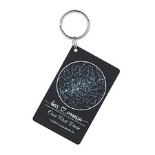 Usado, Chaveiro personalizado céu noturno, mapa estelar personalizado chaveiro casal comprar usado  Enviando para Brazil