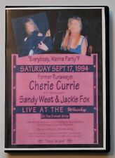 Usado, Cherie Currie Live 1994 DVD w/Marie + Sandy West + Jackie Fox the Runaways   comprar usado  Enviando para Brazil