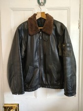 Genuine black leather for sale  ILKLEY