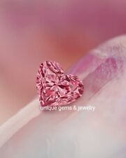AAA+ 2 quilates diamante cor rosa extravagante VVS1 corte coração qualidade premium pedra preciosa solta comprar usado  Enviando para Brazil