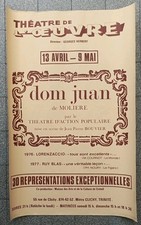 Affiche théâtre oeuvre d'occasion  Amiens-