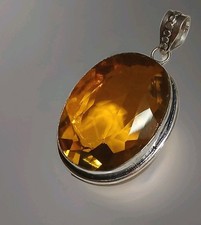 Large citrine 925 for sale  BURNLEY