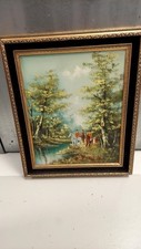 Hunting scene original for sale  Stamford