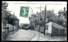 101124 cpa tramway d'occasion  Saint-Jean-de-Bournay