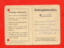 Ddr bootsregistrierschein boot gebraucht kaufen  Leinefelde