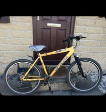 Yellow specialized hardrock for sale  STALYBRIDGE