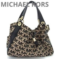 Bolsa de ombro Michael Kors lona padrão MK 2 VIAS autêntica comprar usado  Enviando para Brazil