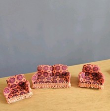 Vintage orange pattern for sale  SAFFRON WALDEN