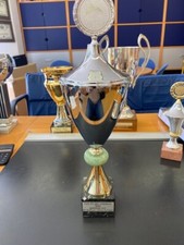 Pokal silberfarben deckel gebraucht kaufen  Bad Honnef
