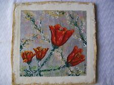 Dipinto tela fiori usato  Scafati
