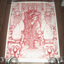 Usado, GHOST BC BAND RARO 2016 # 1100/1500 PÔSTER LITHO NUMERADO DÓLAR CONCERTO TIX LP comprar usado  Enviando para Brazil