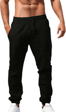 Pantaloni lino uomo usato  Roma