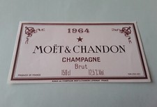 Grande etiquette champagne d'occasion  Vandières