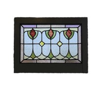 Usado, ANTIGO VITRAL "TRÊS TULIPAS" 18" POR 24" SEM RACHADURAS FRETE GRÁTIS comprar usado  Enviando para Brazil