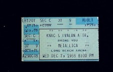 Metallica ticket stub for sale  Minneapolis