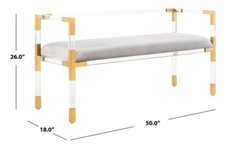 Safavieh anastasia bench for sale  Whitestown