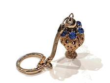 Gold blue rhinestone for sale  Jasper