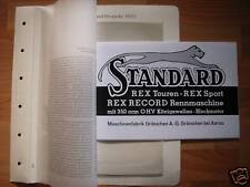 Standard prospekt 1933 gebraucht kaufen  Kranichfeld