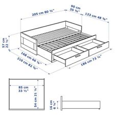 Ikea brimnes day for sale  MAIDENHEAD