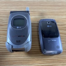 Lote de 2 telefones flip LG Verizon não testados tem arranhões comprar usado  Enviando para Brazil