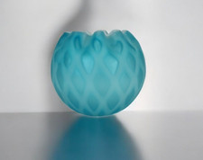 Blue satin glass for sale  Oxford