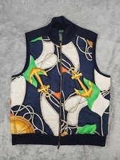 Colete feminino LRL Ralph Lauren grande náutico Riviera iate clube vela seda comprar usado  Enviando para Brazil
