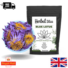Flor seca de lótus azul chá de ervas orgânico inteiro/fumaça Nymphaea Caerulea 5g-100g comprar usado  Enviando para Brazil