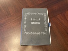 Vintage monogram templates for sale  Albany