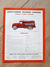 Camion citerne incendie d'occasion  Prissé
